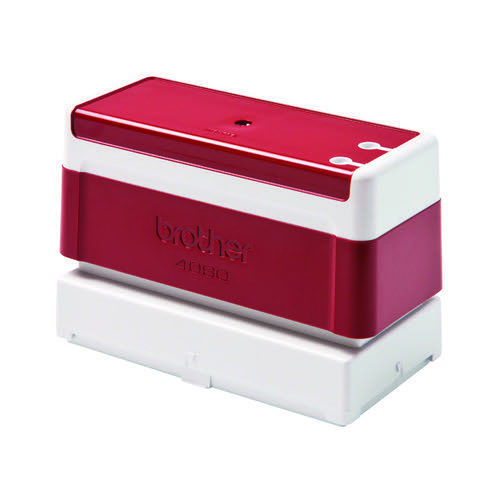 PR4090R (D) RED 40 X 90(mm) BROTHER STAMP