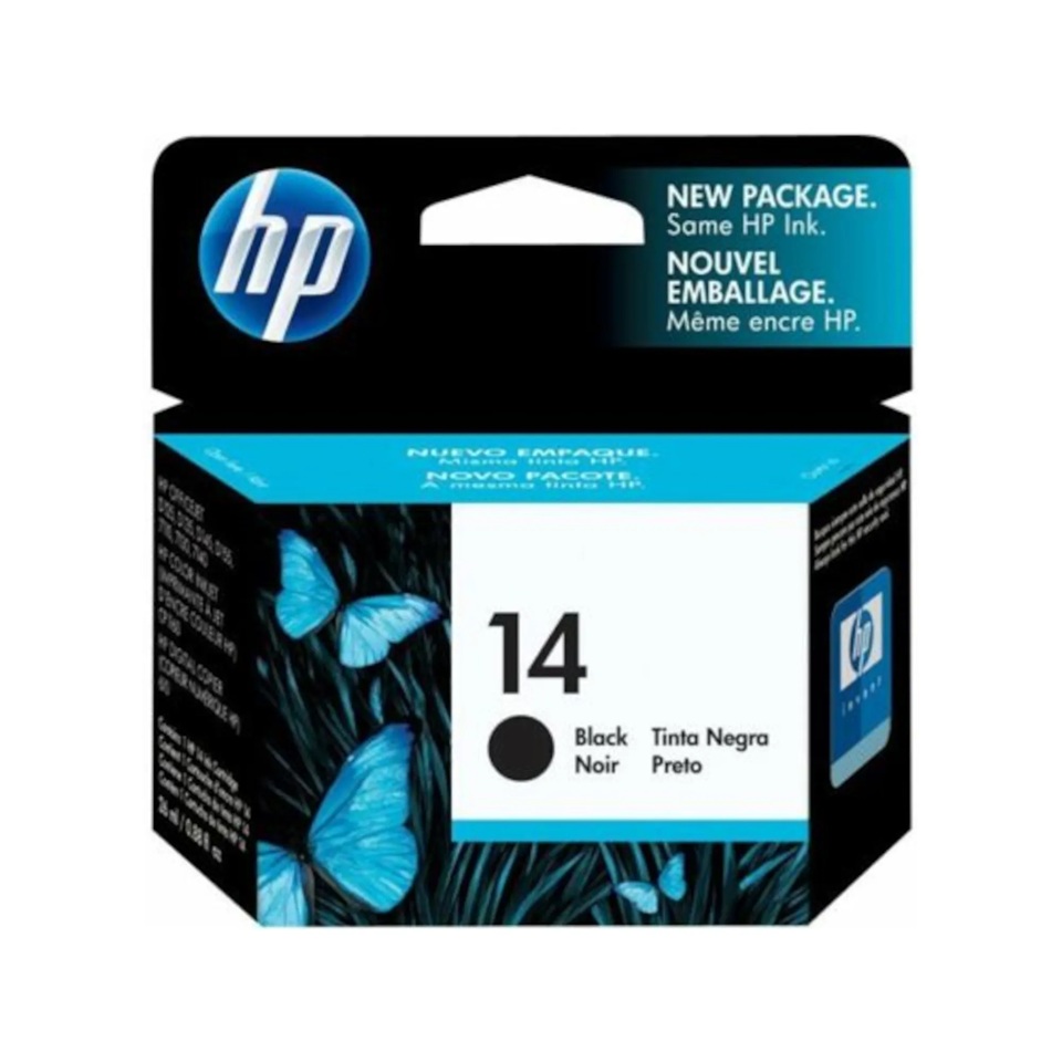 HP INK 14BLK 26ml FOF D135/145/7110