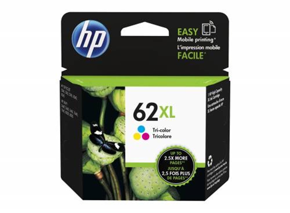 C2P07AE HP62XL COLOUR INK HIGH CAPACITY C/M/Y