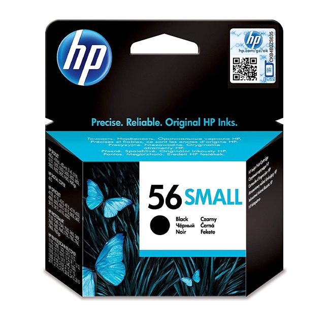 C6656GE HP56 SMALL BLACK INK CARTRIDGE 190P DJ450/51XX/55XX/56XX/58XX/96XX/410