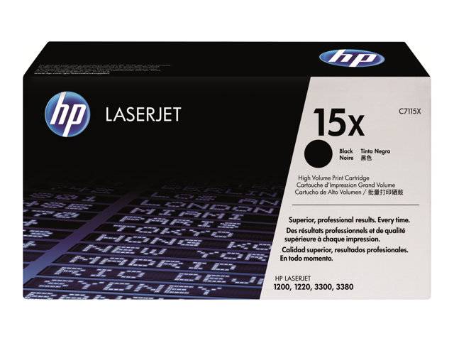 C7115X(D) HP15X TONER BLK 1000/1200/3300/1220