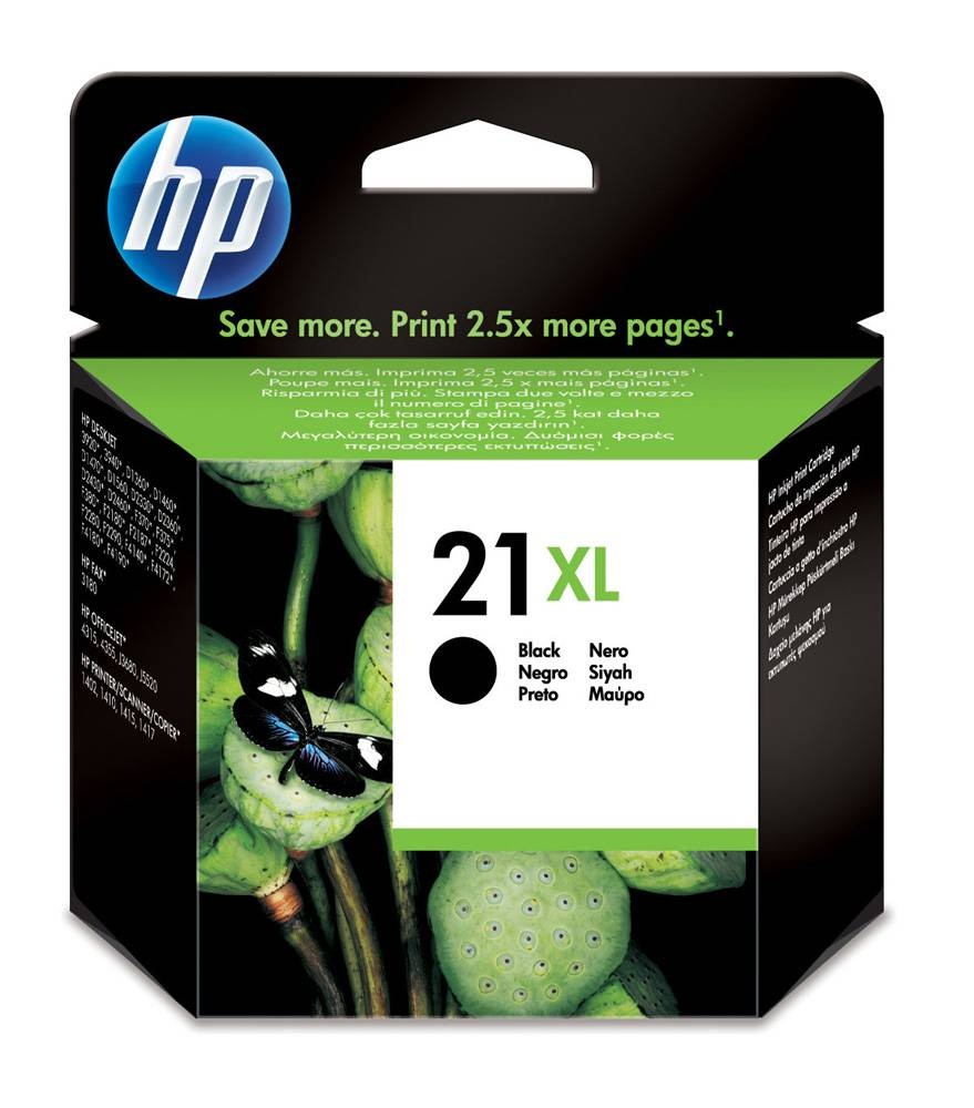 C9351CA HP21XL BLACK INK 475P DJ 3920/3940 D1360/1460/1470/1560/2330/2360/2430