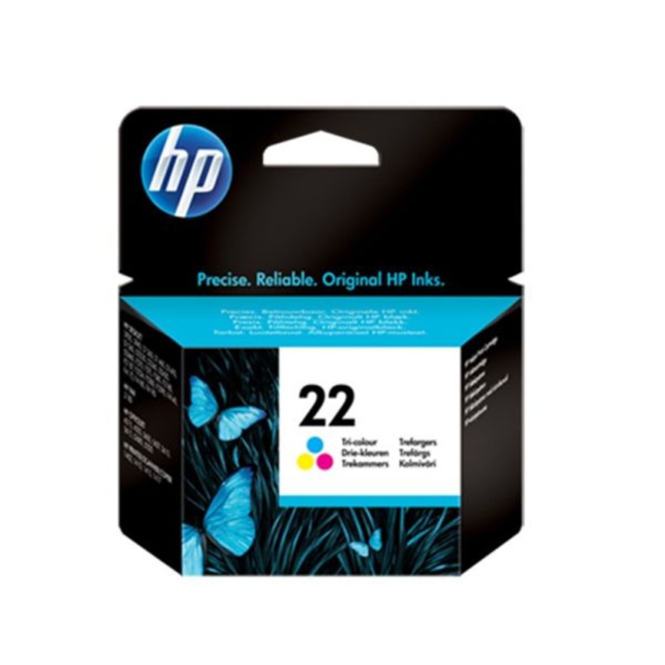 C9352AE HP22 TRICOLOUR INK 165P DJ 3920/3940/D1360/1460/1470/1560/2330/2360/2430