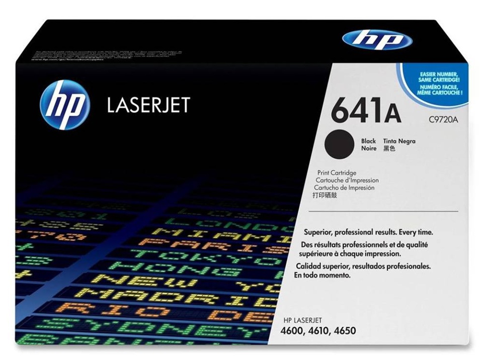 C9720A HP TONER 641A BLK 4600/4610/4650