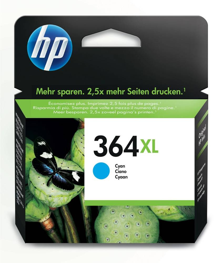 CB323EE HP364XL CYAN INK 750P HP DJ 3520/3522/3526 OJ 4620/4622