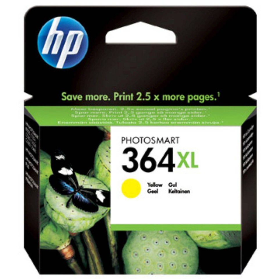 CB325EE HP364XL YELLOW INK 750P HP DJ 3520/3522/3526 OJ 4620/4622