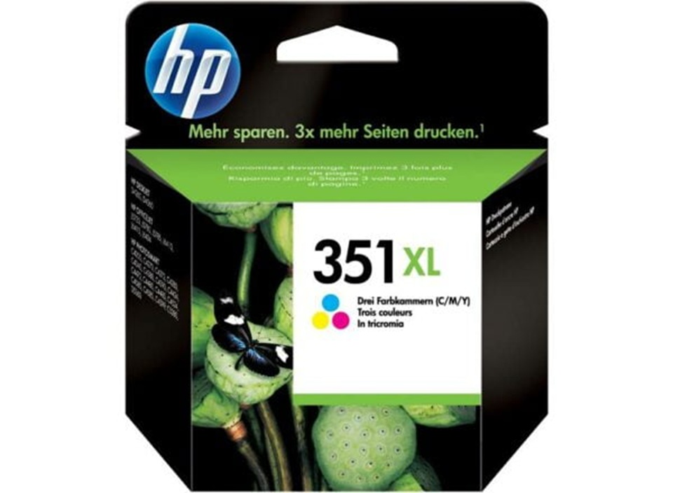 CB338EE HP351XL TRICOLOUR INK 580P DJ D4260/D4360 OJ J5730/5780/5785/6410/6415