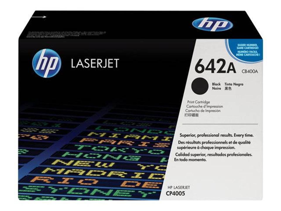 CB400A HP642A BLACK TONER 7500P LJ CP4005