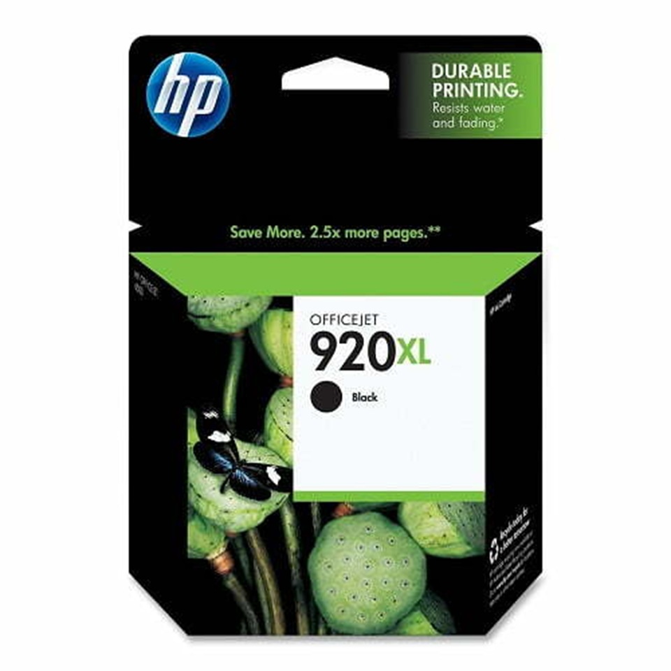 CD975AE HP920XL BLACK INK 1200P OJ 6000/6500/6500A/7000/7500A