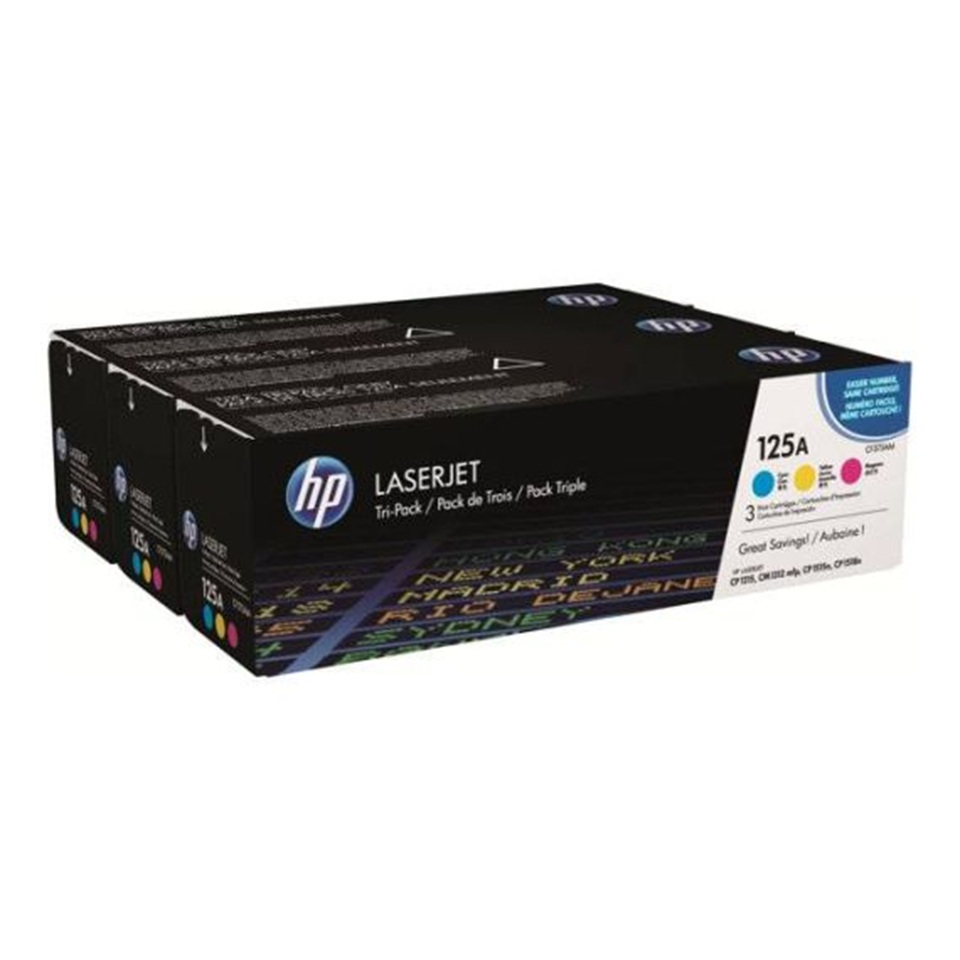 CF373AM(S) HP TONER 125A CYM TRI-PACK TONER