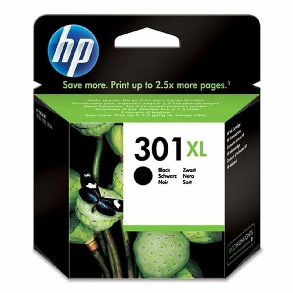 CH563EE HP301XL BLACK INK 480P DJ 1000/1050A/2050A/2054A/2510/3000/3050A/3052A