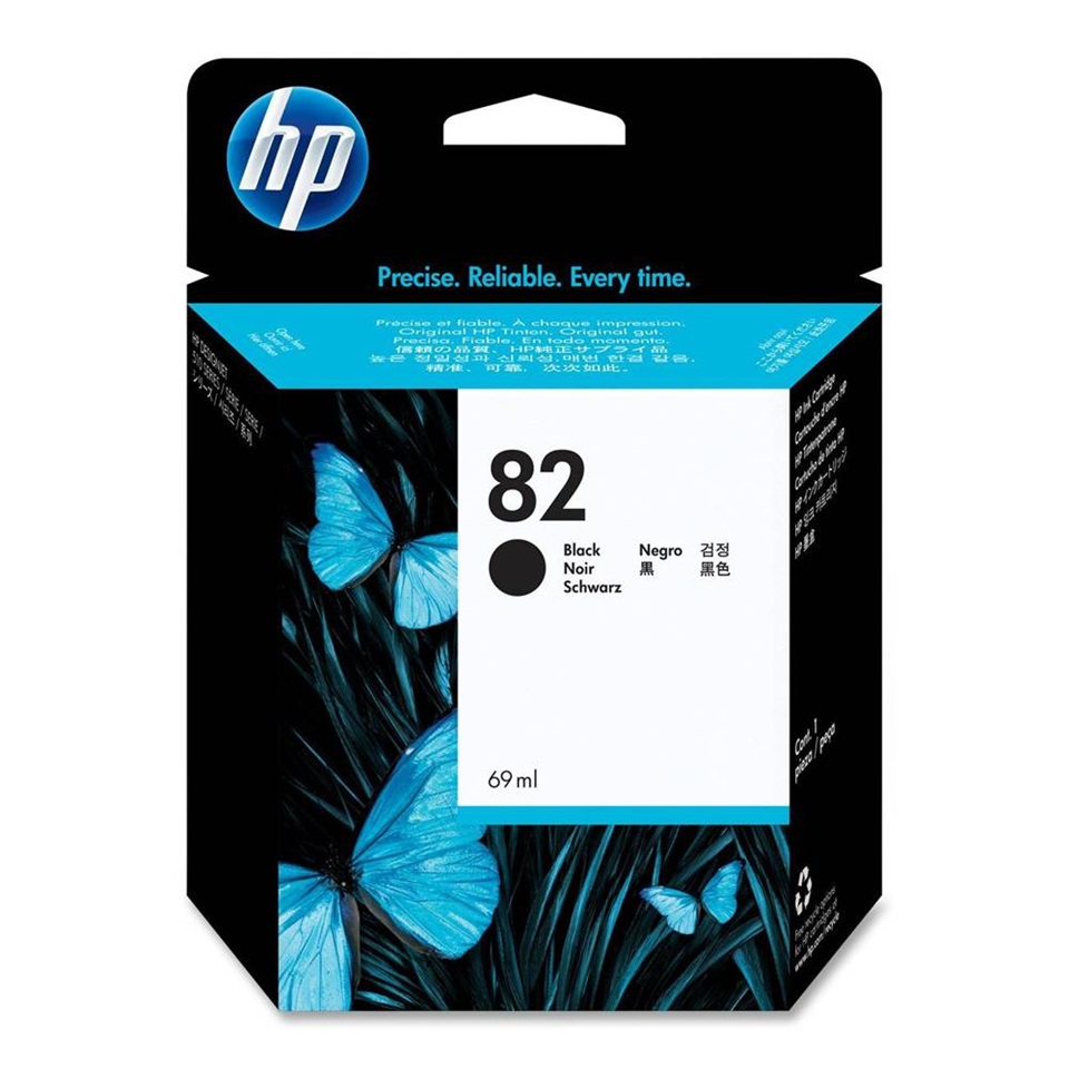 CH565A HP82 BLACK INK 69ml DJ 100/10/120/20/500/50/510/800/815/820
