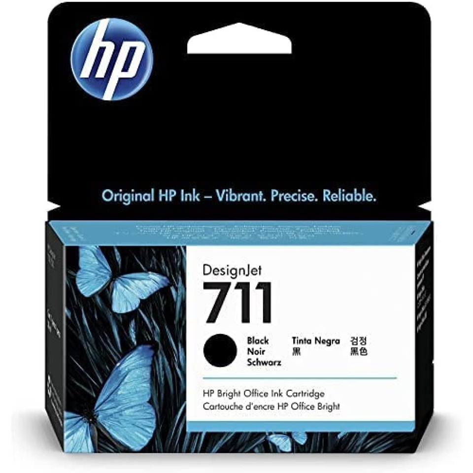 CZ129A(S) HP711 BLACK INK 38ml DJ T120/T520