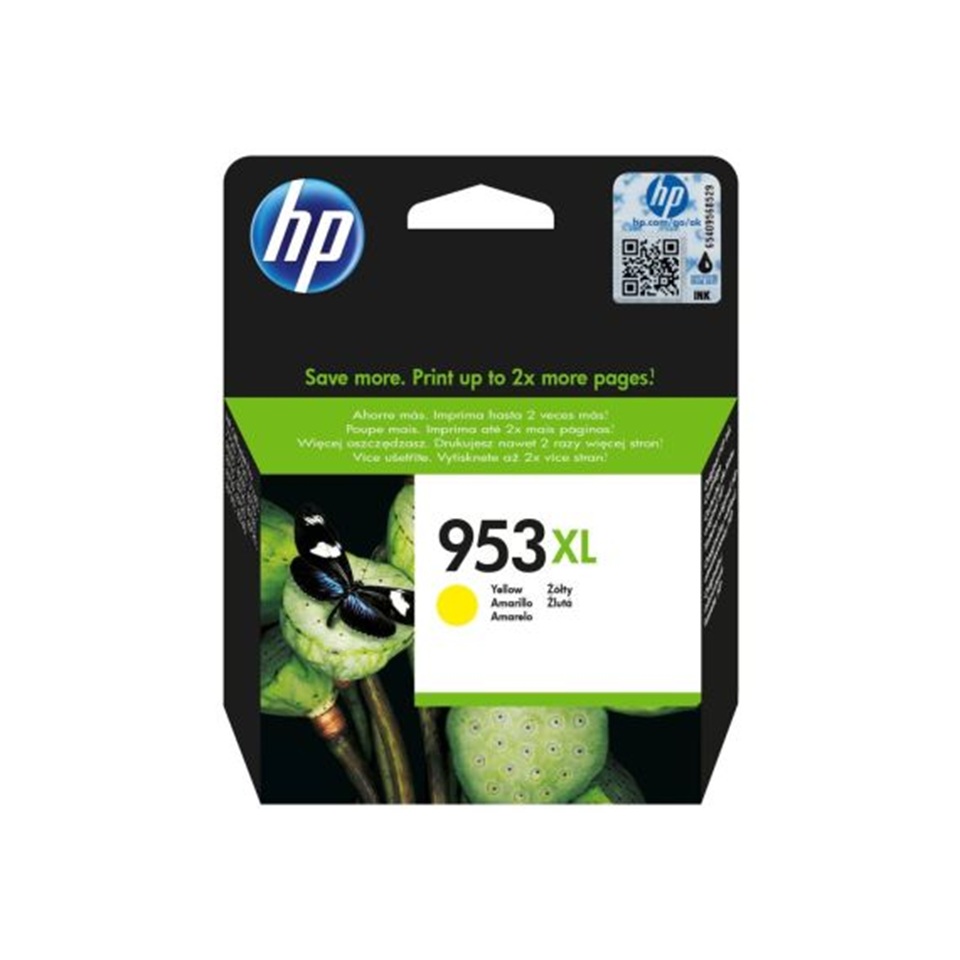 F6U18AE HP953XL YELLOW INK CARTRIDGE HP OJ 8210/8710/8715/87/20/8725/87/30