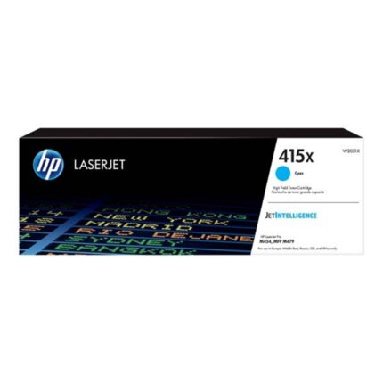 CYAN HP415X LaserJet Toner Cartridge - (W2030A) M454/MFPM479 -2400pages