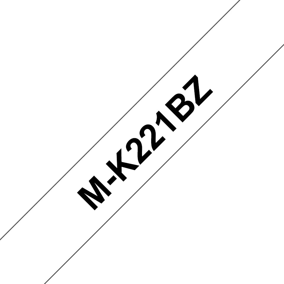 MK221BZ (Blister) 9mm Black On White Tape MK221BZ (Blister) 9mm Black On White Tape