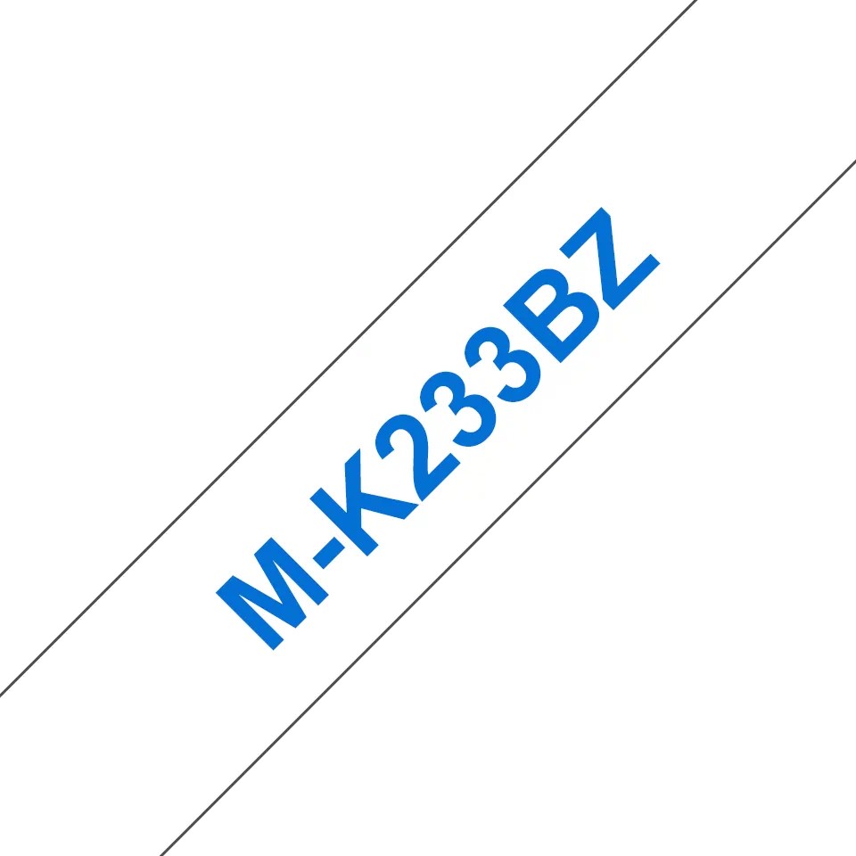 MK233BZ (D) (Blister) 12mm Blue On White Tape MK233BZ (D) (Blister) 12mm Blue On White Tape