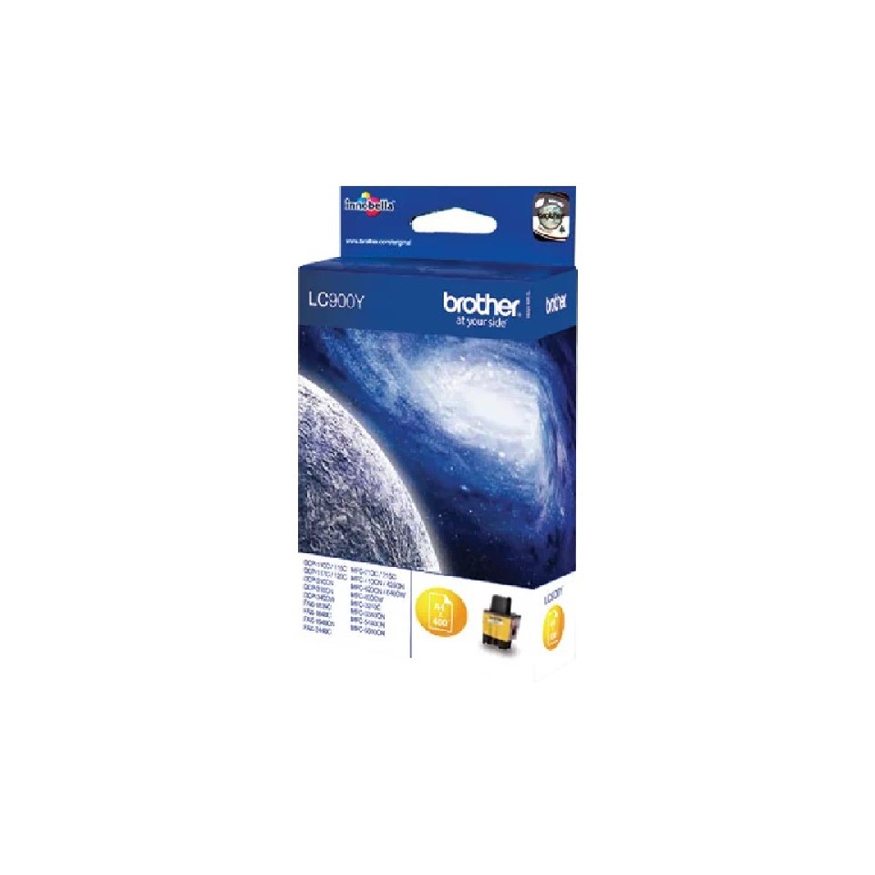 LC900Y BROTHER YELLOW INK 400P DCP110/111/115/120//310/315