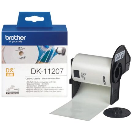 DK11207(D) BROTHER CD/DVD labels 100/Roll (24mm)
