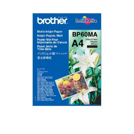BP60MA (D) BROTHER A4 MATT INKJET PAPER 145g 25 SHEETS