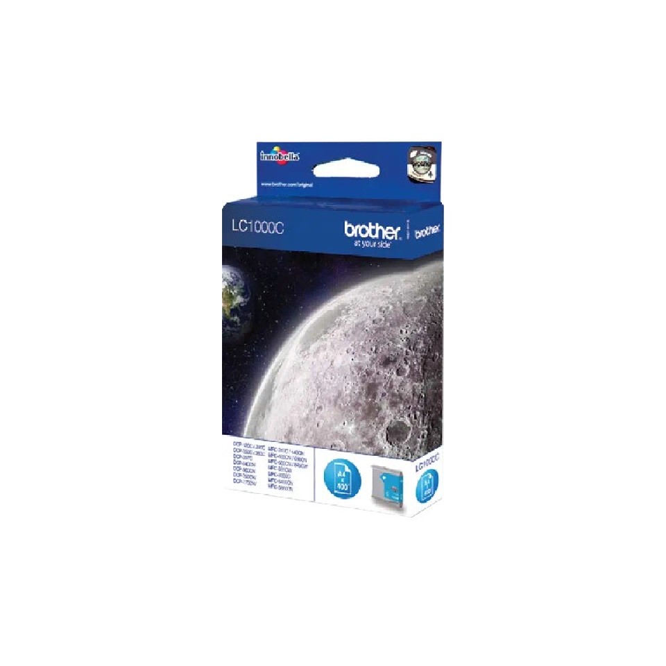 LC1000C (S) BROTHER CYAN INK 400P DCP130/330/350/353/357/540/560/750/770 LC1000C (S) BROTHER CYAN INK 400P DCP130/330/350/353/357/540/560/750/770