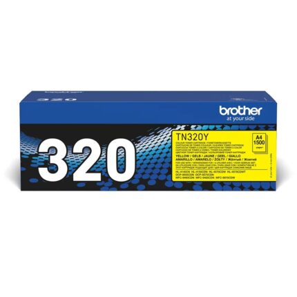 TN320Y(S) BROTHER YELLOW TONER 1500P HL4140/4150/4570-DCP9055/9270
