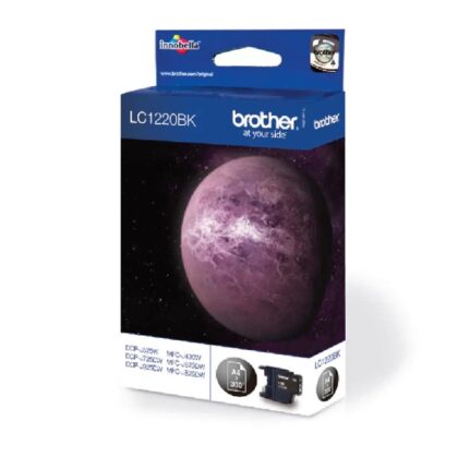 LC1220BK BROTHER BLACK INK DCP525/725/925-MFCJ430/625/825/5910/6510/6910 300p