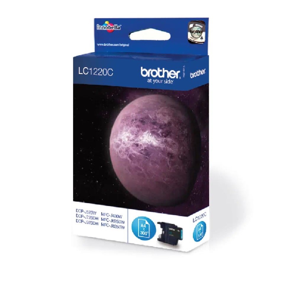 LC1220C BROTHER CYAN INK DCP525/725/925-MFCJ430/625/825/5910/6510/6910 300p