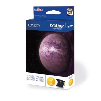 LC1220Y BROTHER YELLOW INK DCP525/725/925-MFCJ430/625/825/5910/6510/6910 300p
