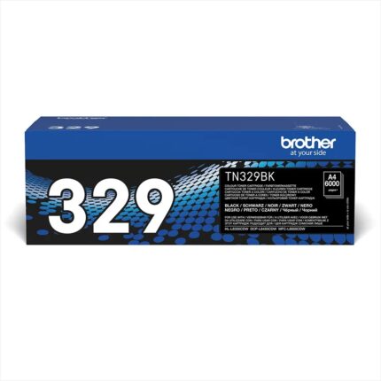 TN329BK BROTHER BLACK TONER 6000p DCPL8450CDW/HLL8350CDW/MFCL8850CDW