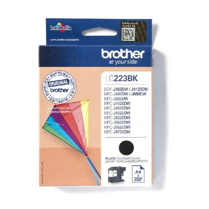 LC223BK BROTHER BLACK INK 550 pages MFCJ 4420/4520/4620/4720 / MFCJ 5320 / 5620 / 5720