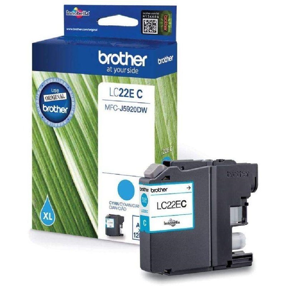 LC22EC BROTHER CYAN INK MFCJ5920DW