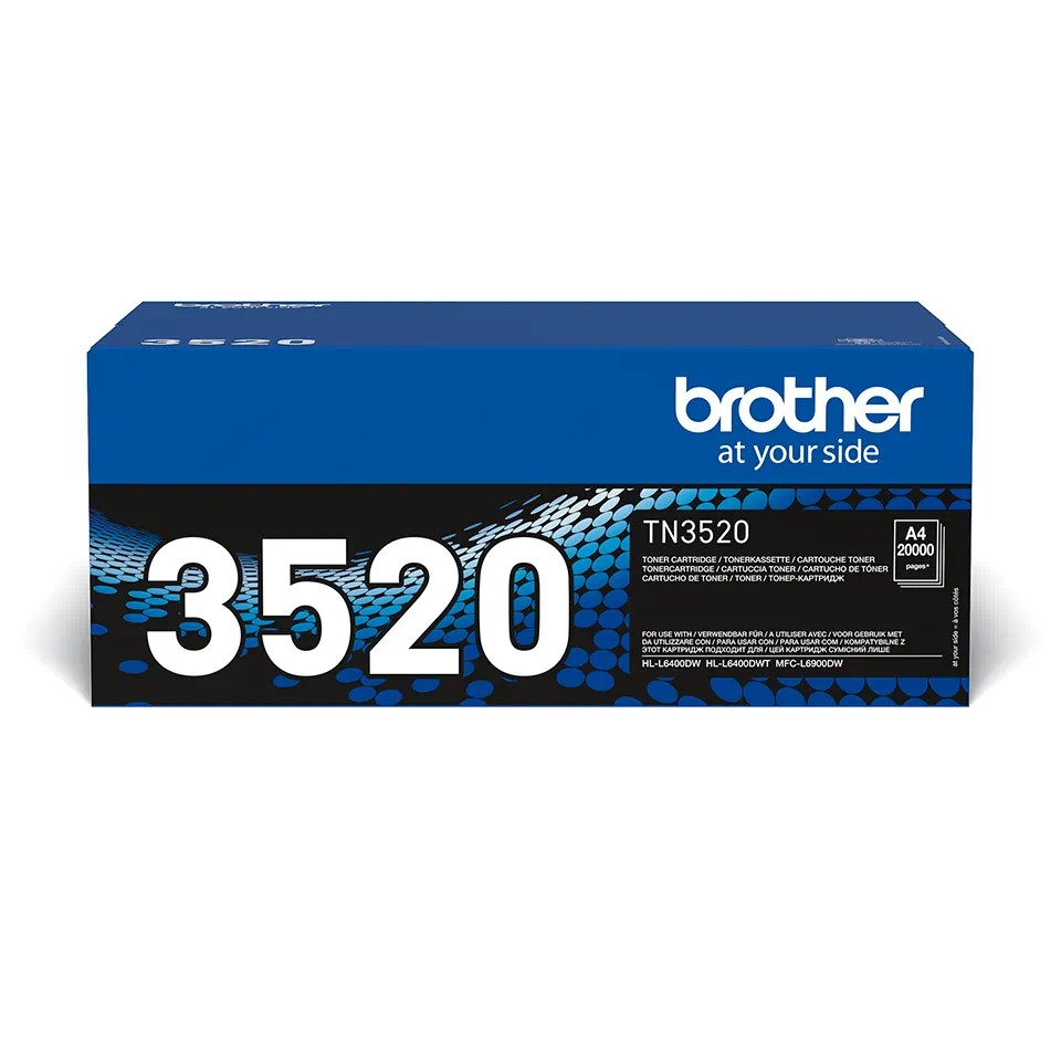 TN3520 BROTHER BLACK TONER 20000P HLL6400/MFCL6900