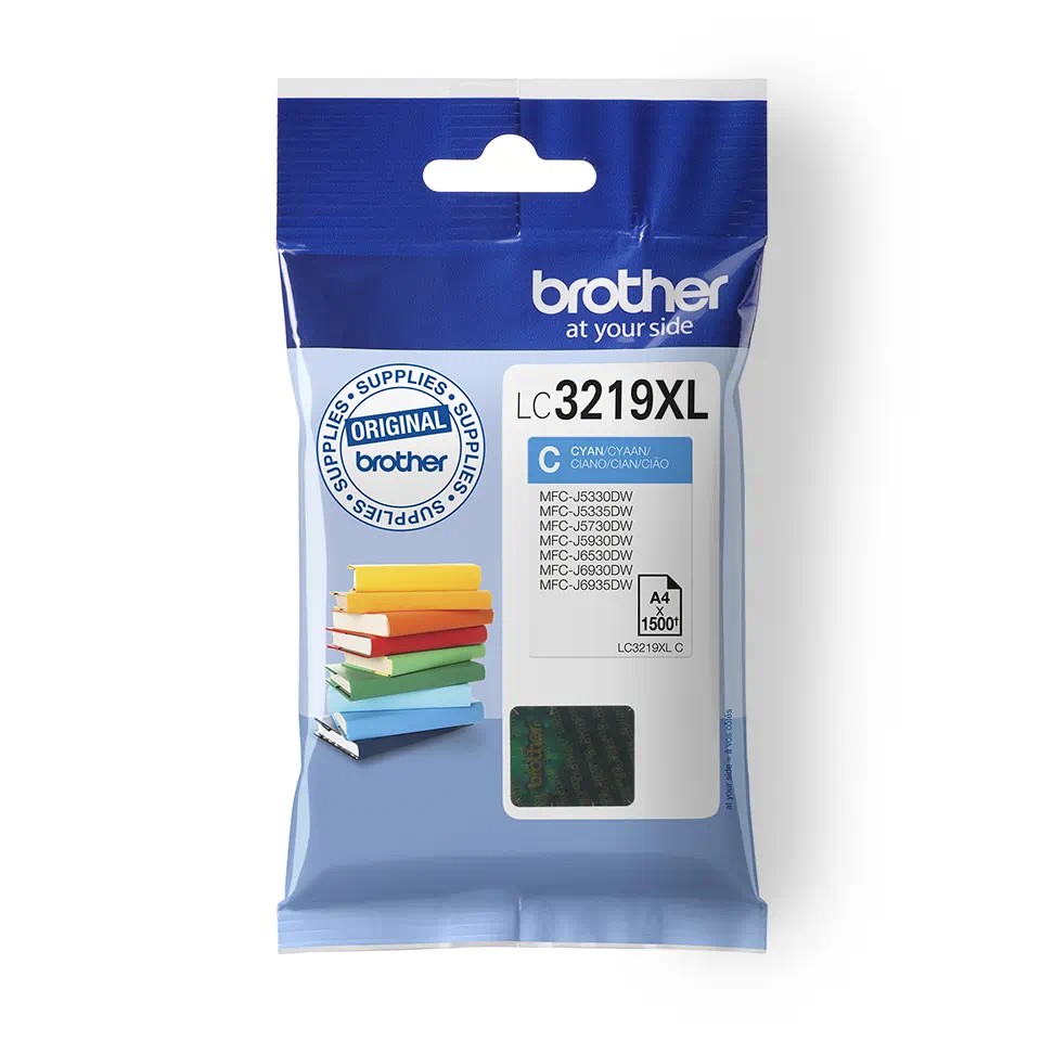 LC3219XLC BROTHER CYAN INK1500P MFCJ-5330/5335/5730/5930/6530/6930/6935