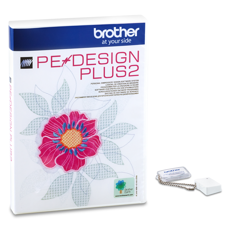 PE-Design Plus 2 - Basic Embroidery and Sewing Digitizing Software
