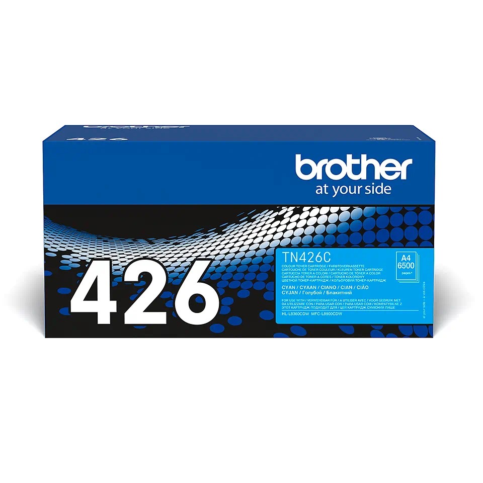 TN426C (S) BROTHER CYAN TONER 6500P HLL8360/MFCL8900 TN426C (S) BROTHER CYAN TONER 6500P HLL8360/MFCL8900