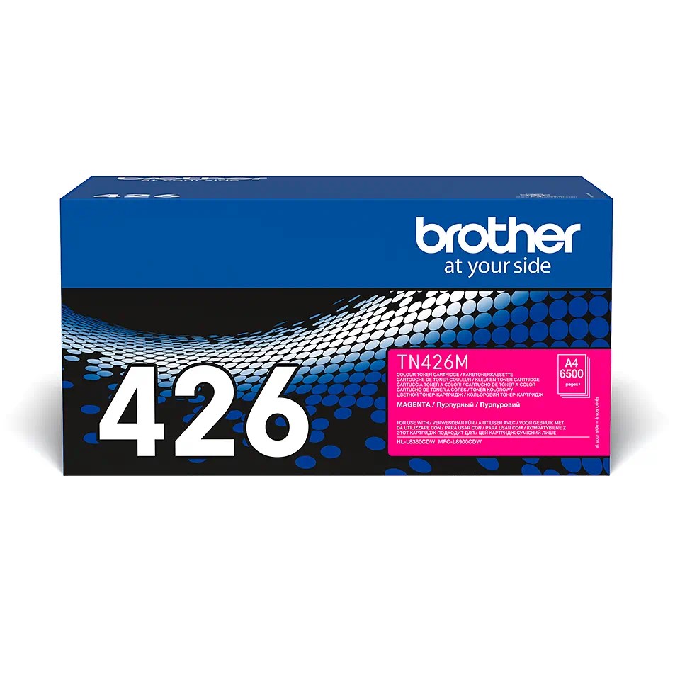 TN426M (S) BROTHER MAGENTA TONER 6500P HLL8360/MFCL8900 TN426M (S) BROTHER MAGENTA TONER 6500P HLL8360/MFCL8900