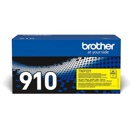 TN910Y BROTHER YELLOW SUPER HIGH YIELD TONER 9000P HLL9310/MFCL9570