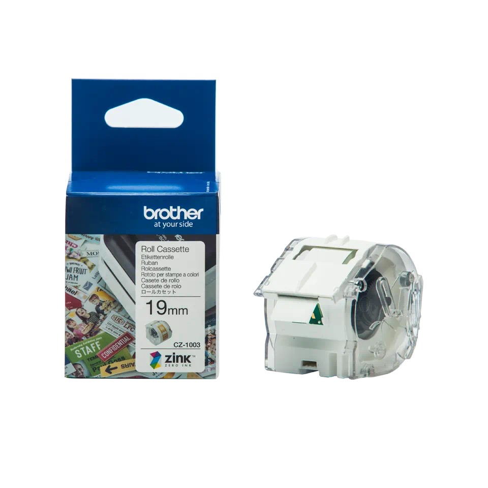 CZ1003 BROTHER Roll Cassette 19mm x 5M for VC500W