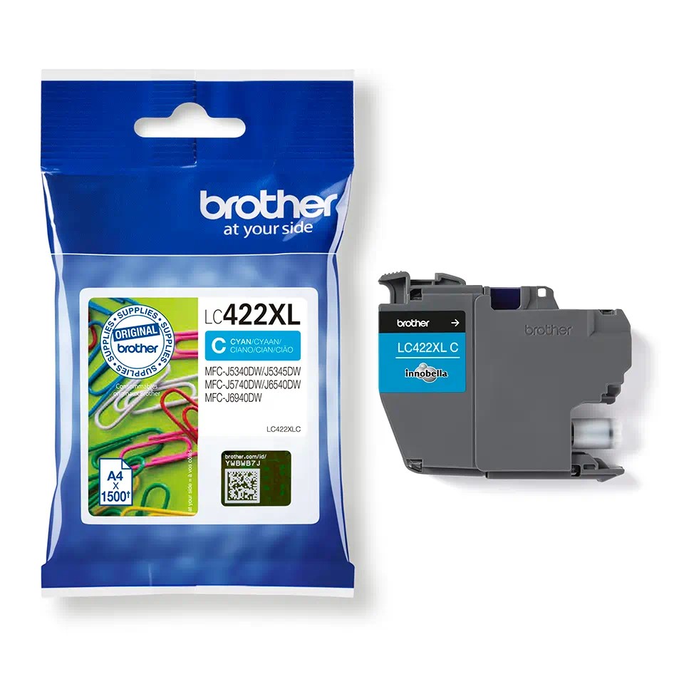 LC422XLC Cyan ink cartridge 1500 pages MFCJ5340DW LC422XLC Cyan ink cartridge 1500 pages MFCJ5340DW