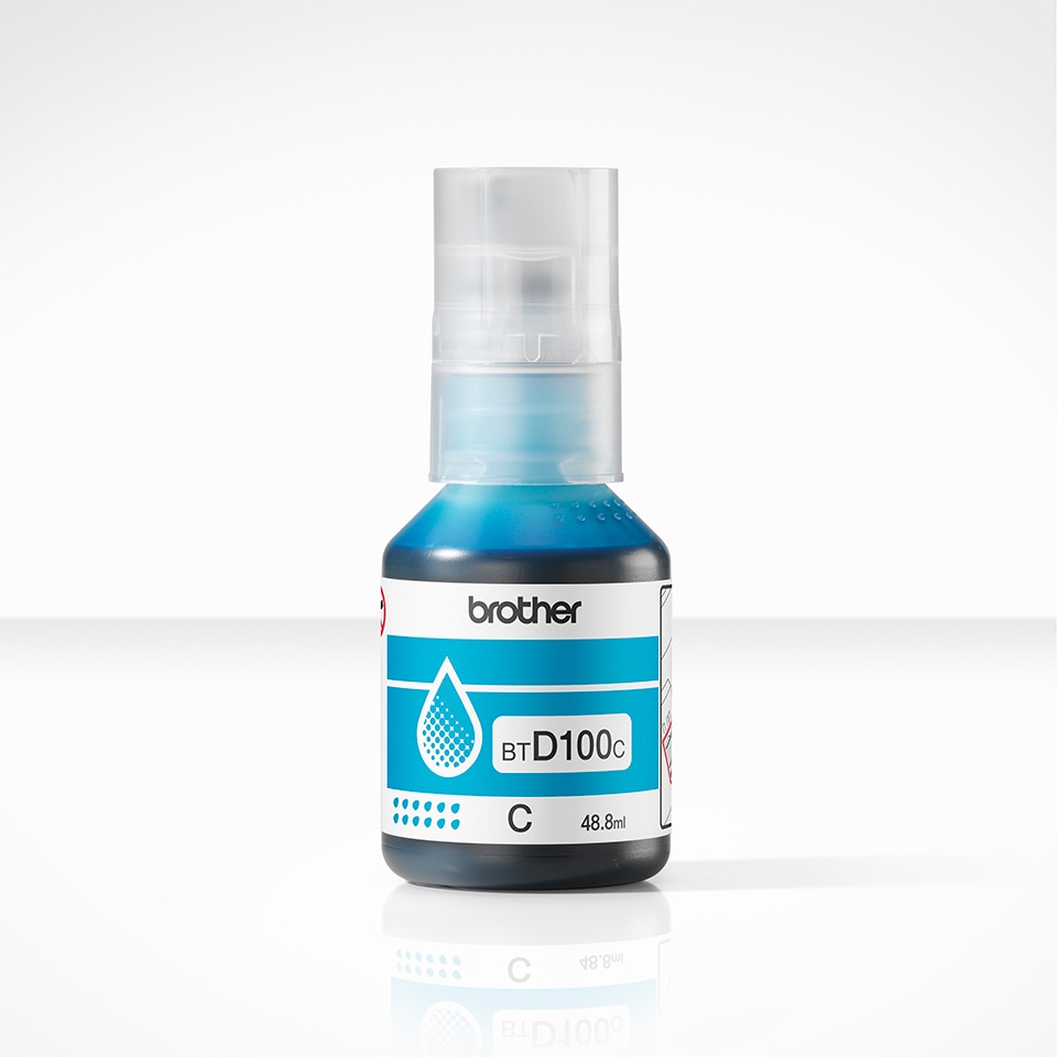 BTD100C CYAN 5000P BOTTLE INK DCPT430W/DCPT530DW/MFCT930DW