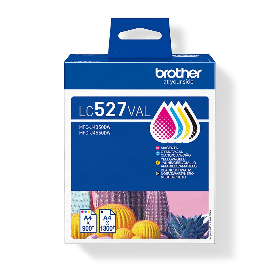 LC527VAL value pack ink cartridge 1300/900 pages ( MFCJ4350DW