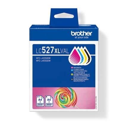 LC527XLVAL value pack cartridge 3000/2000 pages ( MFCJ4350DW