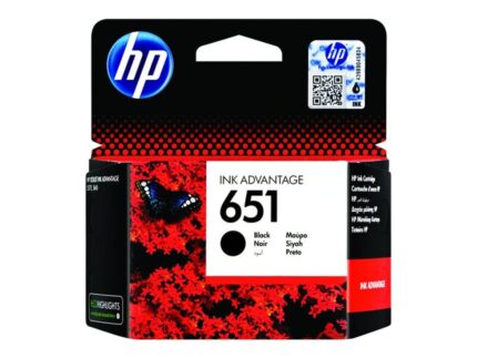 C2P10AE HP651 BLACK INK 600P D.I.A.5575