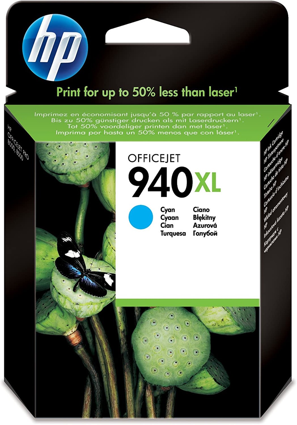C4907AE HP940XL CYAN INK 1400P OJ Pro 8000/8500 Series/8500A Series