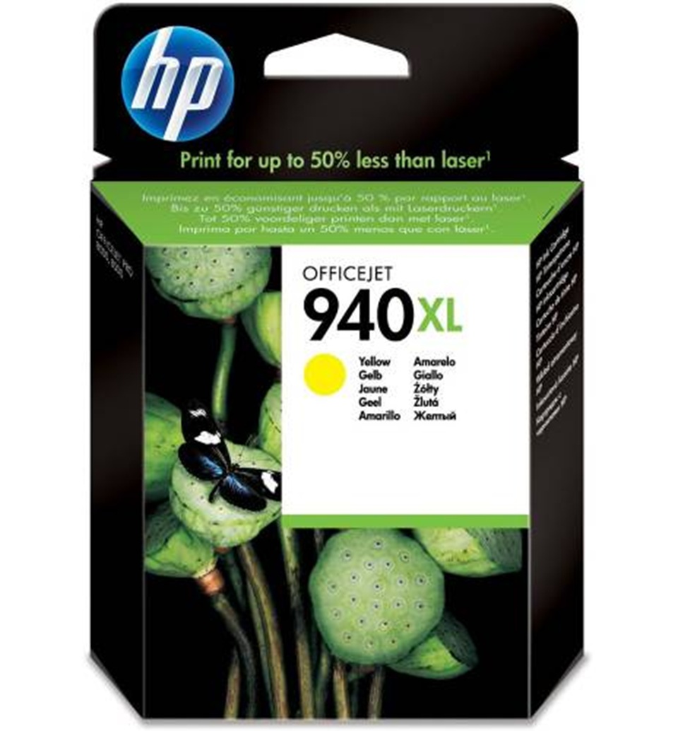 C4909AE HP940XL YELLOW INK 1400P OJ Pro 8000/8500 Series/8500A Series