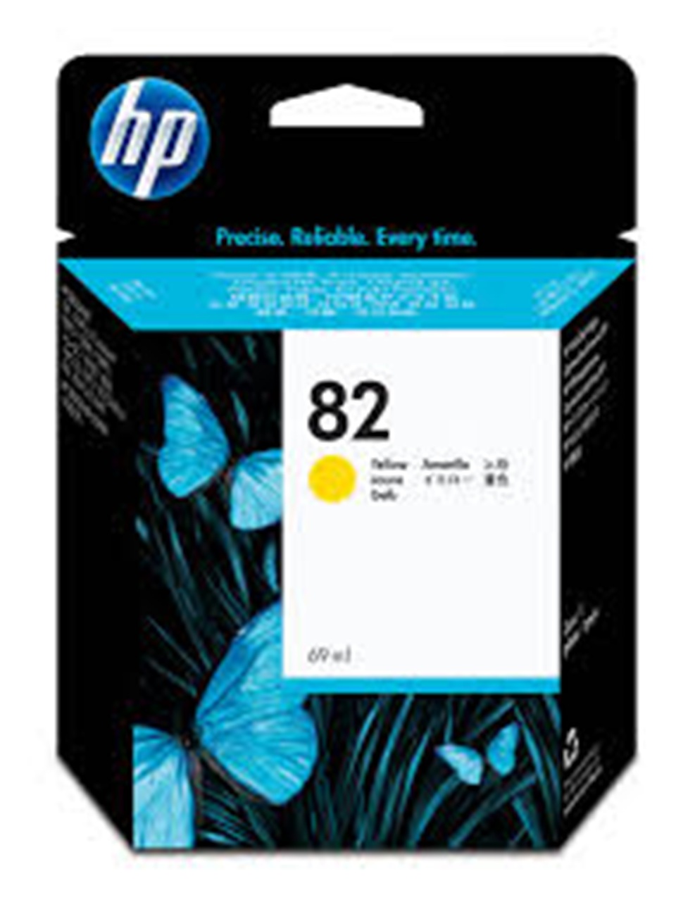 C4913A HP82 YELLOW INK 69m DJ 100/10/120/20/500/50/510/800/815/820