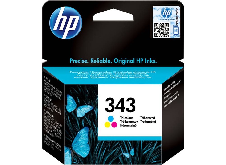 C8766EE HP343 TRICOLOUR INK 330P DJ 460/5740/5745/5940/6520/6540/6620/6840