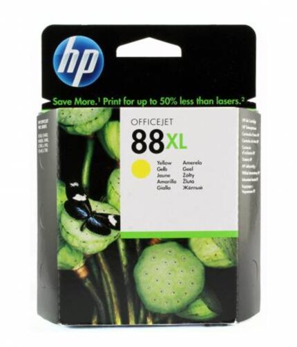 C9393AE HP88XL YELLOW INK 1540P OJ K5400/K550/K8600/L7480/L7580/L7680/L7780