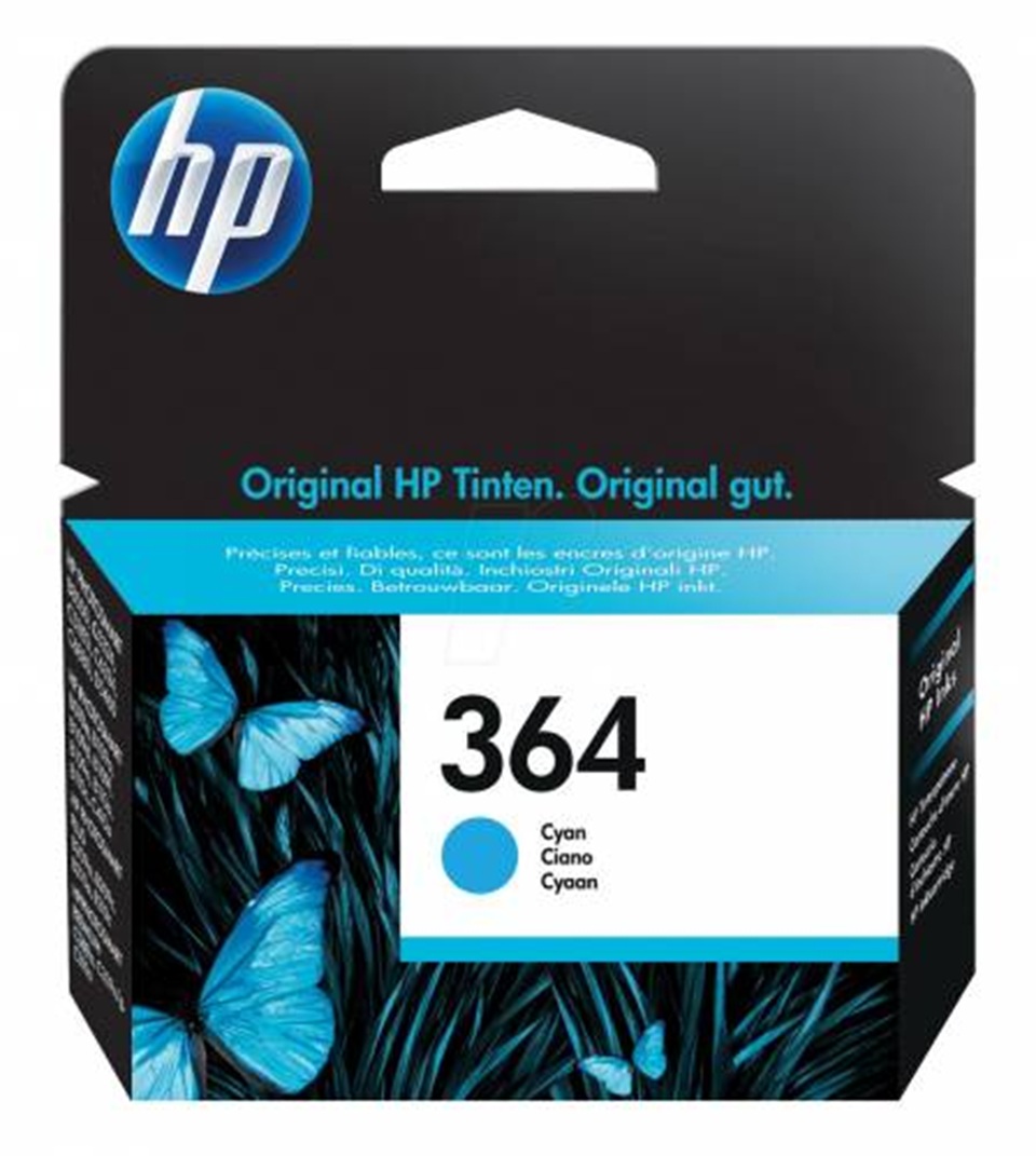 CB318EE HP364 CYAN INK 300P HP DJ 3520/3522/3526 OJ 4620/4622